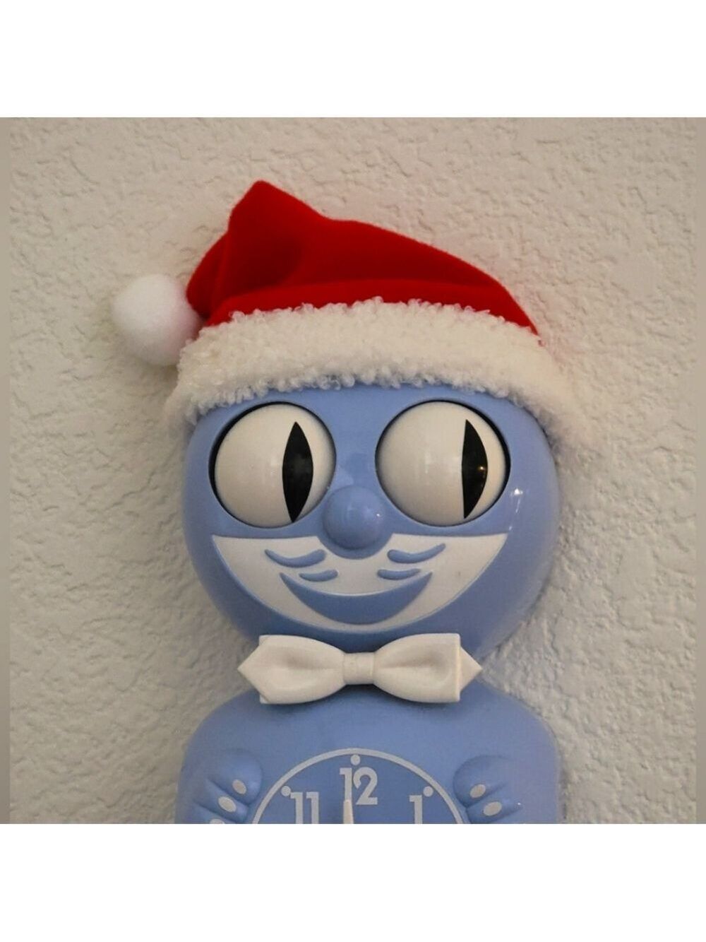 Santa hat for Kit-Cat Klock clock